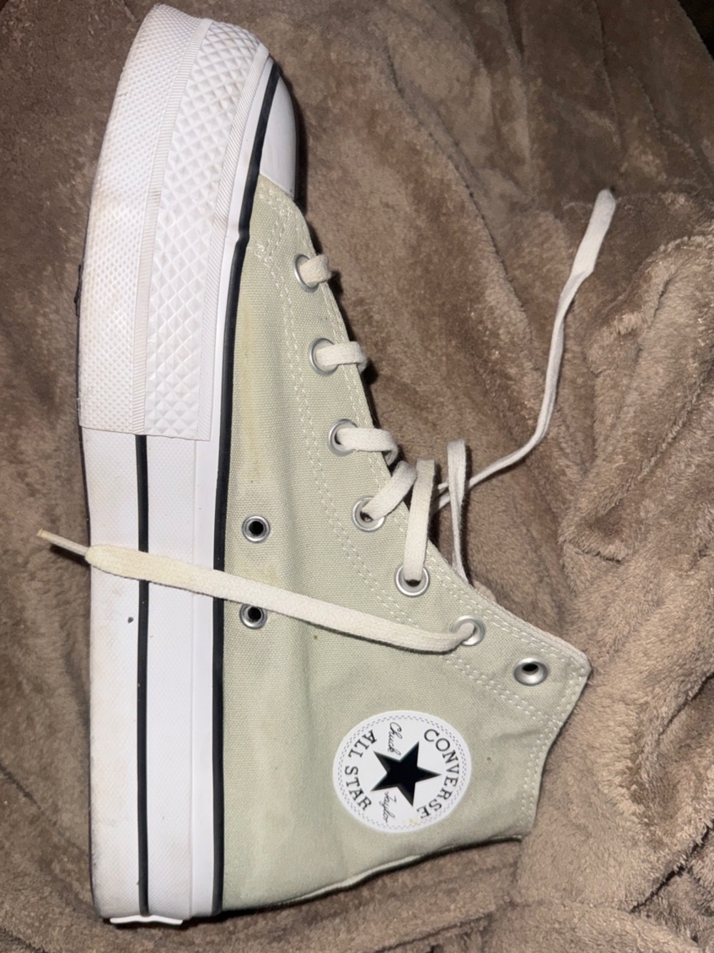 Converse Chuck Taylor All Star High-Top Sneakers in light green